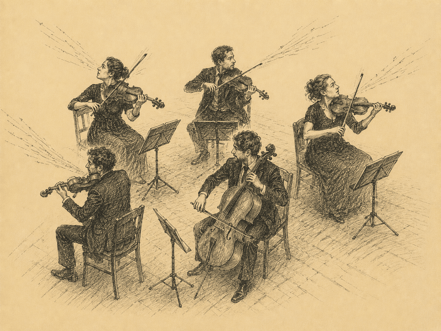 An orchestra whose musicians no longer follow the same beat